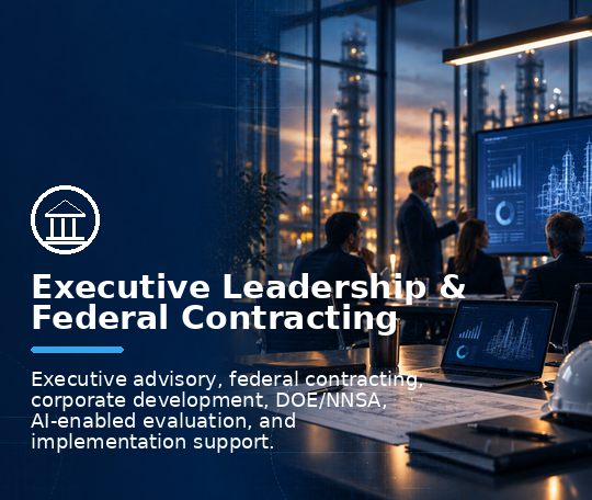 Executive Leadership & Federal Contracting Consulting panel image