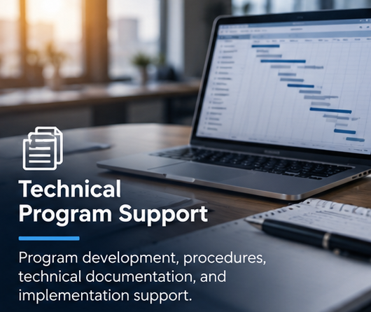Technical Program Support panel image